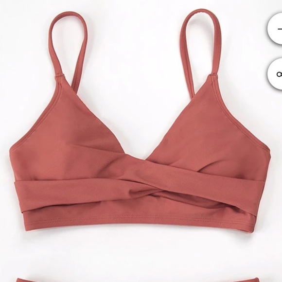 ❣️❣️SOLD❣️❣️NWT Marsala Twist High Waisted Bikini - Picture 3 of 4